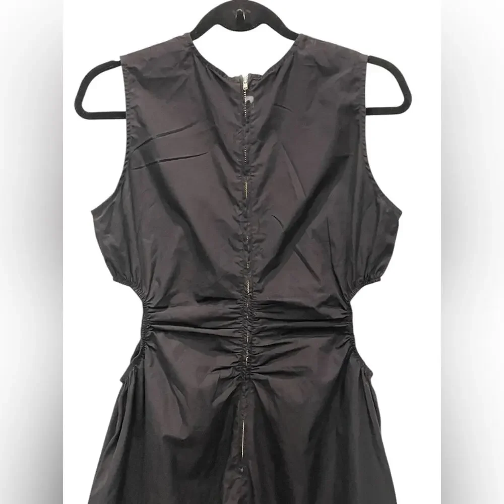 STORY PAOLA DRESS BLACK POPLIN SZ:S
